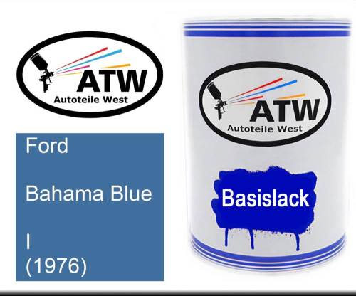 Ford, Bahama Blue, I (1976): 500ml Lackdose, von ATW Autoteile West.